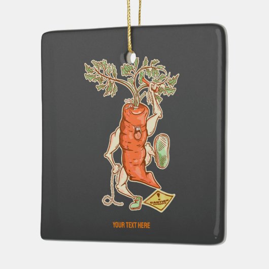Karottenbekämpfung Feines Gemüse Keramikornament (Links)