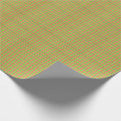 Karottenfarben Kariertes Muster Geschenkpapier (Ecke)