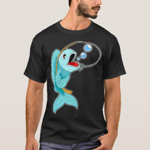 Karottenfischer-Hai-Flossen-Fischen T-Shirt