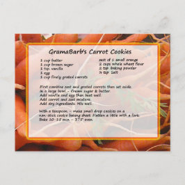 Karottenkekse Rezept Postkarte