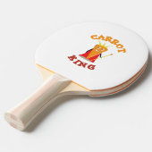 Karottenkönigskronenbild Tischtennis Schläger (Vorderseite)