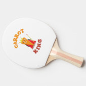 Karottenkönigskronenbild Tischtennis Schläger (Seitenansicht)