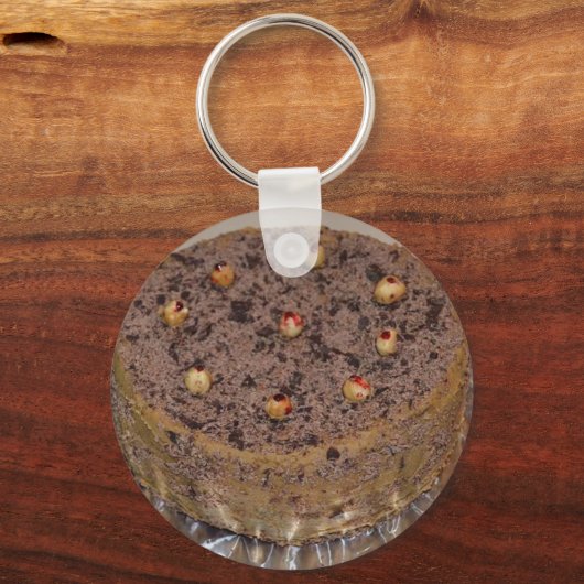 Karottenkuchen Schlüsselanhänger (Vorderseite)
