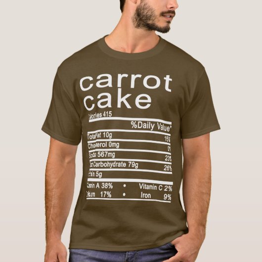 Karottenkuchen T-Shirt (Vorderseite)