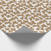 Karottenkuchenmuster Geschenkpapier (Ecke)