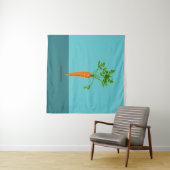 Karottenlevitation Wandteppich (Beispiel (Horizontal))