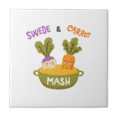 Karottenmaische Fliese (Vorderseite)