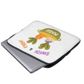 Karottenmaische Laptopschutzhülle (Vorne Knopf)