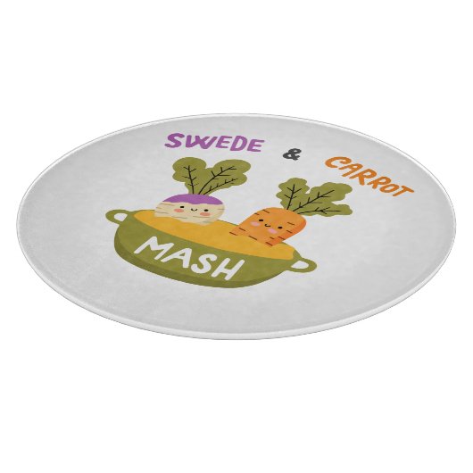 Karottenmaische Schneidebrett (Ecke)