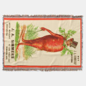 Karottenmann Viktorianische Visitenkarte Decke (Vorderseite)