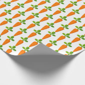 Karottenmuster-Handwerk oder Geschenk Geschenkpapier (Ecke)
