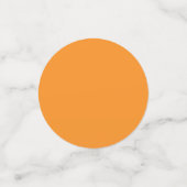 Karottenorange Konfetti (Klein Vorderseite)