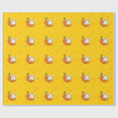Karottenpapier Geschenkpapier (Flach)