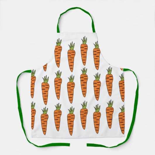 Karottenpflanzliche Lebensmittel Schürze (Vorderseite)