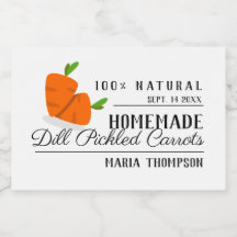 Karottenpflücke mit glatter Spitze Konservierung