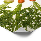 Karottenplakat Poster (Ecke)