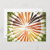 Karottenrad Postkarte (Vorne/Hinten)