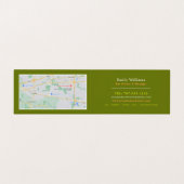 Karottensaft, Saft, Bar, im Detail Visitenkarten (Innenseite Aufgefaltet)