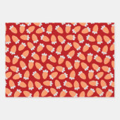 Karottenumhüllungspapierblätter aus Chubby - rot Geschenkpapier Set (Vorderseite 2)