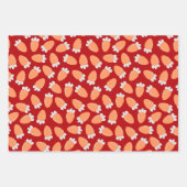 Karottenumhüllungspapierblätter aus Chubby - rot Geschenkpapier Set (Vorderseite)
