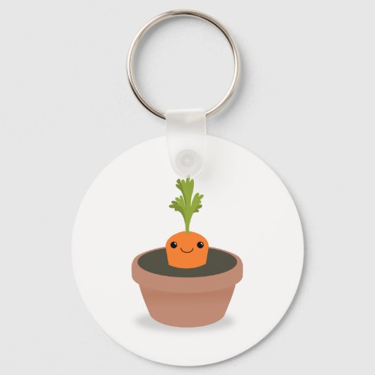 Karottenzeichen Schlüsselanhänger (Vorderseite)