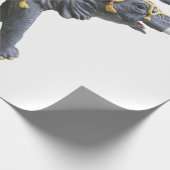 Karousel Animal Elephant Foto Stationery Geschenkpapier (Ecke)