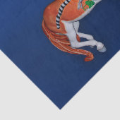 Karousel Animal Quagga Zebra Foto Tissue Paper Seidenpapier (Ausschnitt)