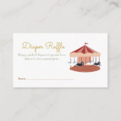 Karousel Baby Diaper Umschließungskarte Begleitkarte (Vorderseite)