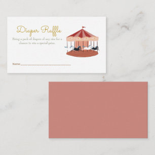 Karousel Baby Diaper Umschließungskarte Begleitkarte