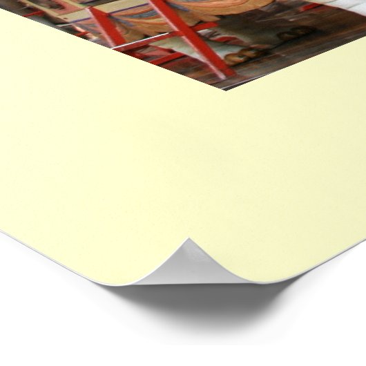 Karousel bei d'Horloge Poster (Ecke)