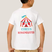 Karousel Circus Karneval Geburtstag Shirt (Rückseite)