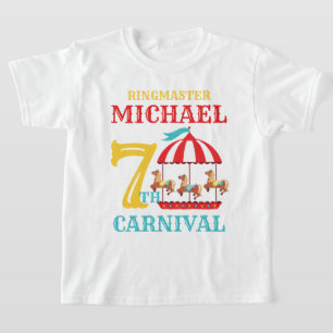 Karousel Circus Karneval Geburtstag Shirt