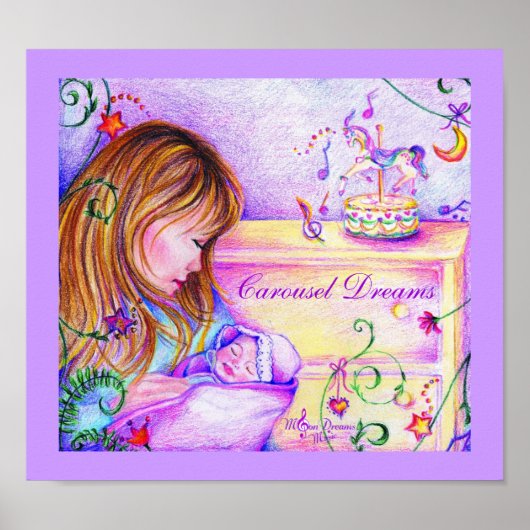 Karousel Dreams 11.09" x 10" Value Poster (Matte) (Vorne)