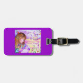 Karousel Dreams Gepäckträger mit Lederband Gepäckanhänger (Vorderseite horizontal)