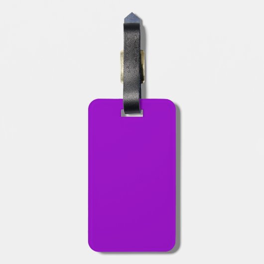 Karousel Dreams Gepäckträger mit Lederband Gepäckanhänger (Rückseite vertikal)