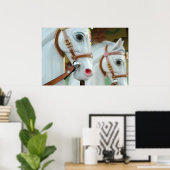 Karousel Pferde Poster (Heimbüro)