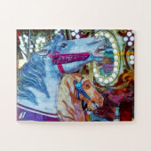 Karousel Pferderennen Puzzle (Horizontal)