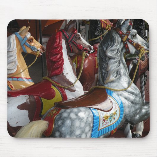 Karousel Pferdewächter Mousepad (Vorne)