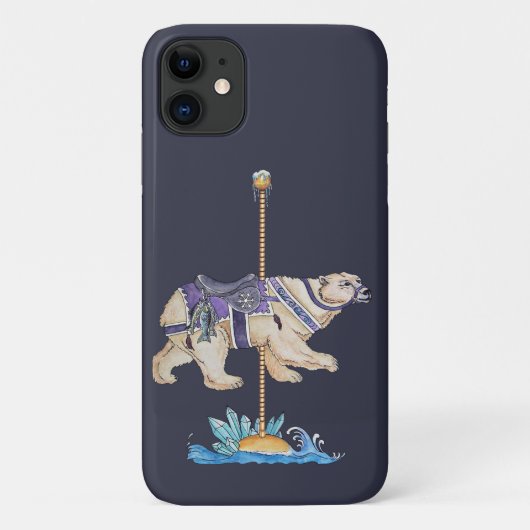 Karousel-Polar-Bär Case-Mate iPhone Hülle (Rückseite)