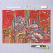 KAROUSEL SEIDENPAPIER (Handwerk)