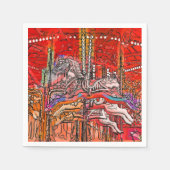 KAROUSEL SERVIETTE (Vorderseite)