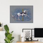 Karousel Unicorn Poster (Heimbüro)