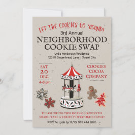 Karousel Weihnachtskochtausch Einladung