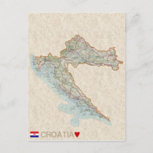 KARP POSTCARDS, Kroatien Postkarte