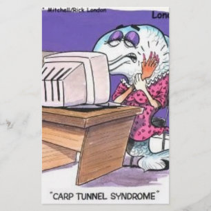 Karpaltunnelsyndrom Lustige Cartoon Geschenke & T- Briefpapier