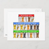 Karpaltunnelsyndrom Speedy-Erholung Postkarte (Vorne/Hinten)