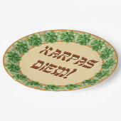 Karpas Diem!Papierplatte Pappteller (Schrägansicht)