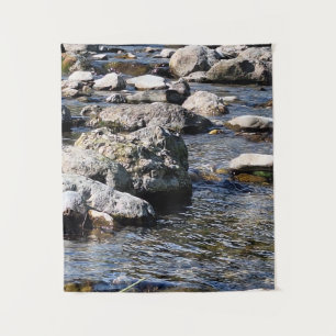 Karpaten-Gebirgsfluss – Naturdruck Rumänien Wandteppich