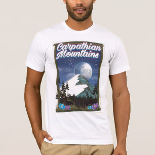 Karpaten Reiseplakat T-Shirt