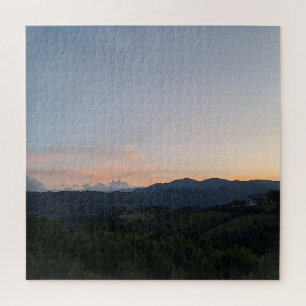 Karpaten-Sonnenuntergang – Rumänien Bergfotografie Puzzle